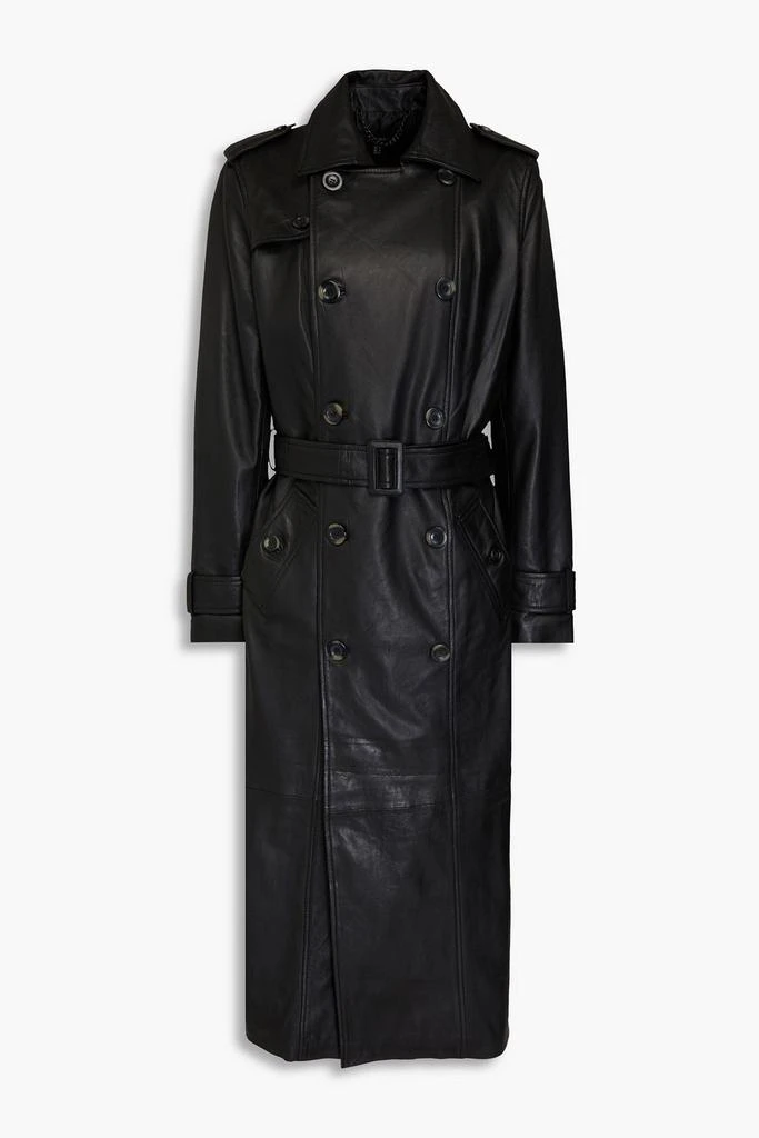 MUUBAA Leather trench coat 1