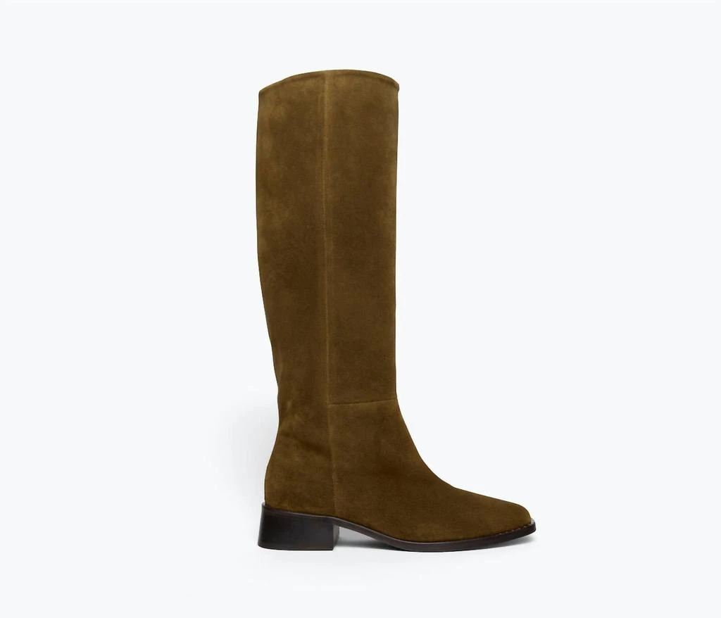 Freda Salvador Women's Rita Suede Tall Boot In Acorn 1