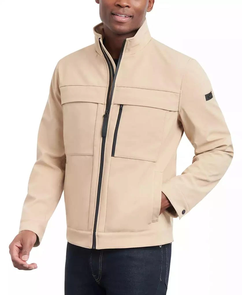 Michael Kors Men's Dressy Full-Zip Soft Shell Jacket 3