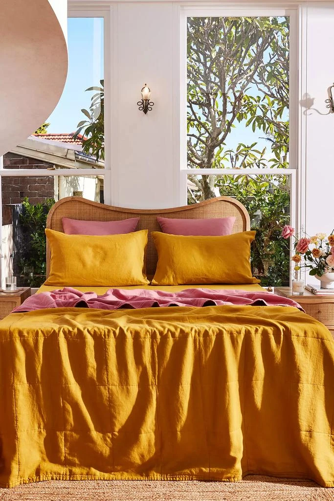 Bed Threads Bed Threads Reversible Linen Quilt