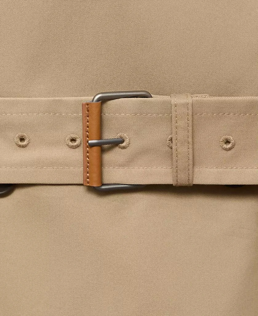 Mango Men's Water-Repellent Belted Trench Coat 6