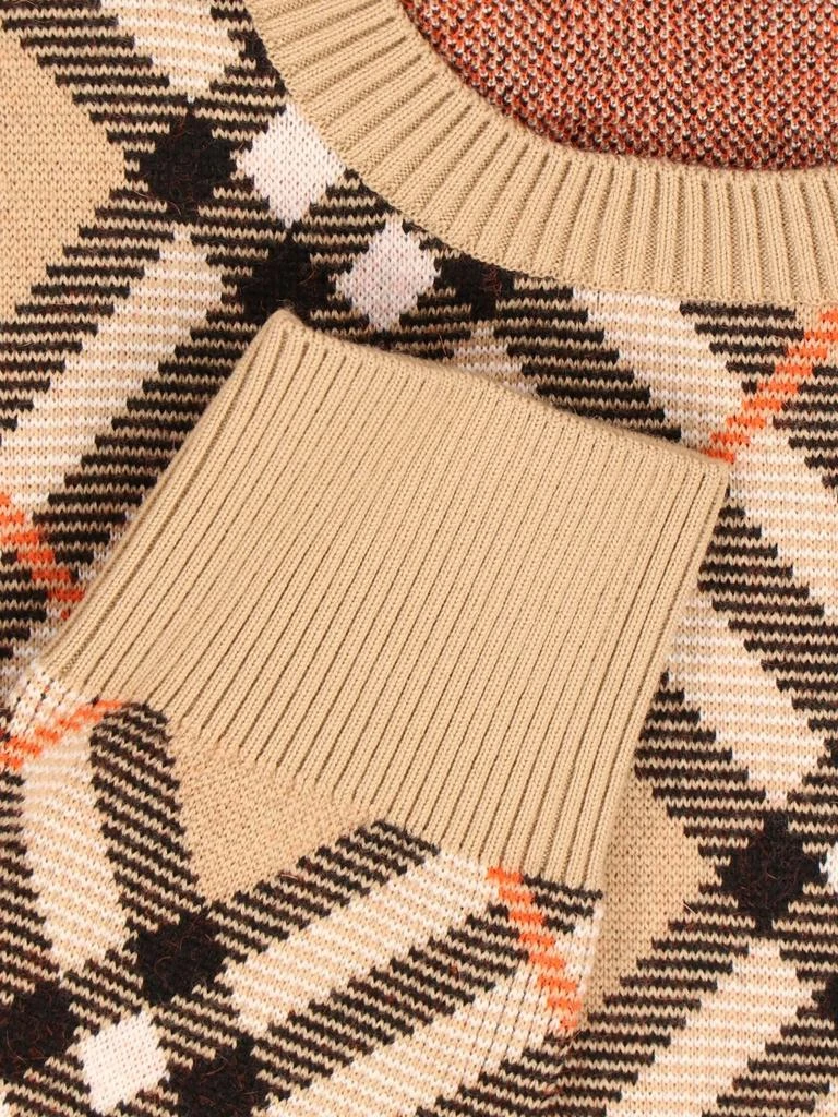 Burberry Burberry Nova Check Long-Sleeved Crewnecck Jumper 5
