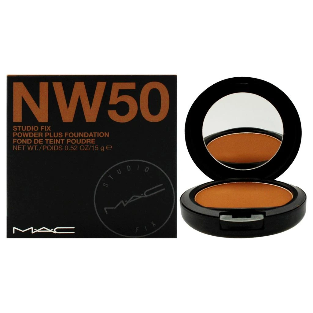 MAC Studio Fix Powder Plus Foundation - NW50 by  for Women - 0.52 oz Foundation 1