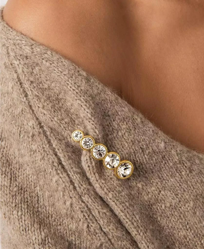 Ettika Jewelry Crystal Line Brooch 3