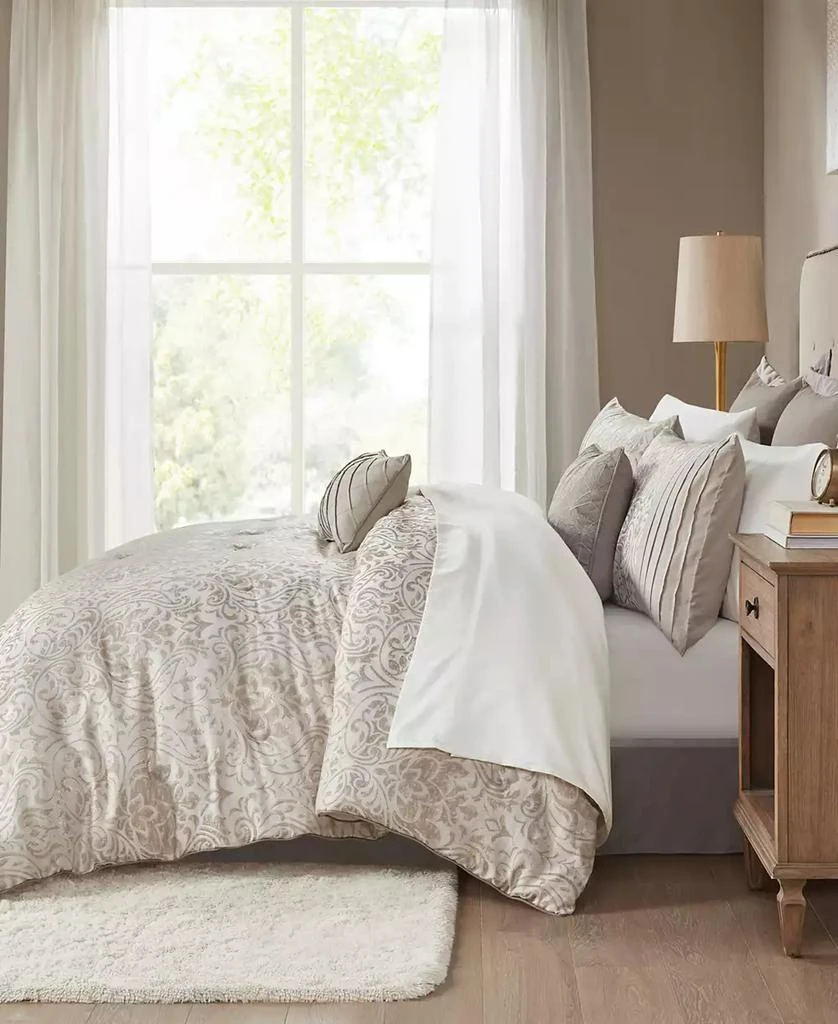 Madison Park Emilia Jacquard 12-Pc. Comforter Set, California 6