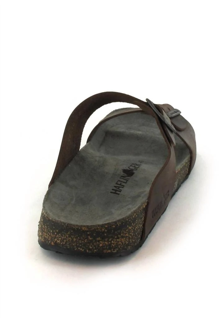 Haflinger Women's Andrea Two Strap Sandals In Graphite 5