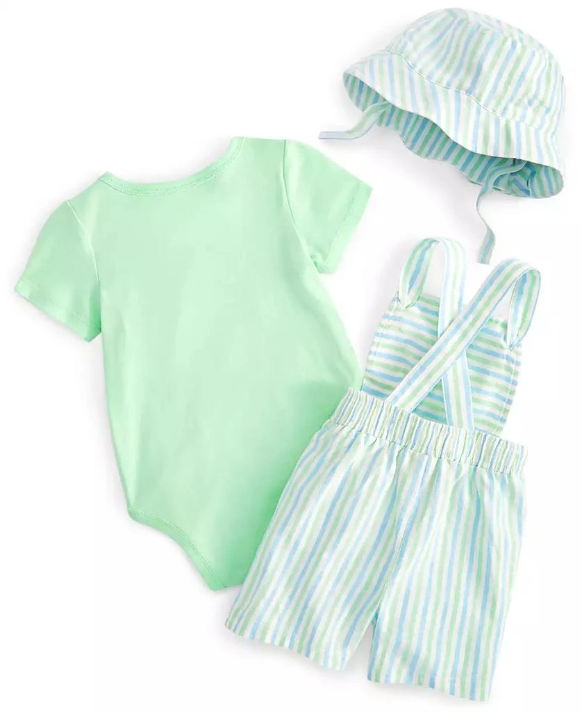 First Impressions Baby Boys Palm Springs T-Shirt, Shortall & Hat, Created for Macy's 2
