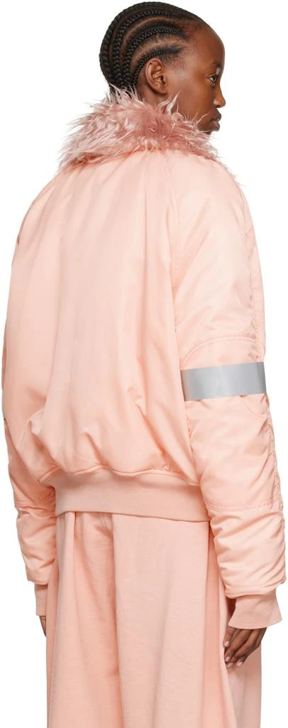 MM6 Pink Insulated Bomber Jacket 3