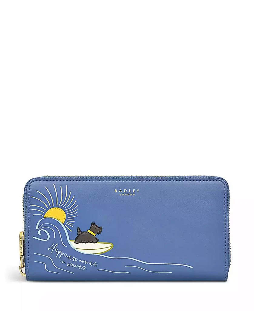 Radley Happiness Comes in Waves Zip Around Wallet 1