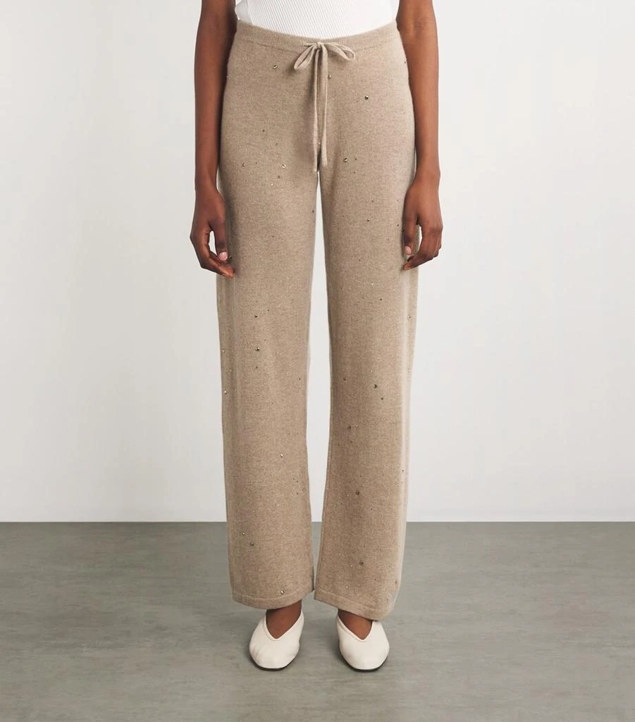 William Sharp Cashmere Crystal-Embellished Sweatpants 3