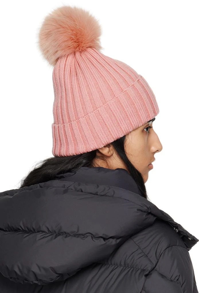 Moncler Pink Pom Pom Beanie 3