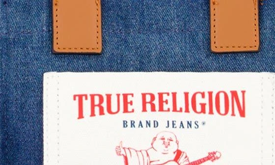 True Religion Mini Denim Tote Bag 5