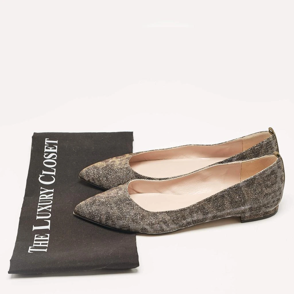 SJP Sarah Jessica Parker SJP Sarah Jessica Parker Gold Glitter Ballet Flats Size 37 9