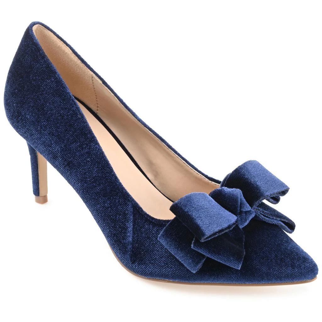 Journee Collection Collection Women's Crystol Wide Width Pump 1
