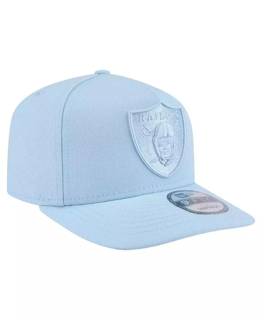 New Era Men's Light Blue Las Vegas Raiders Color Pack 9FIFTY Snapback Hat 4