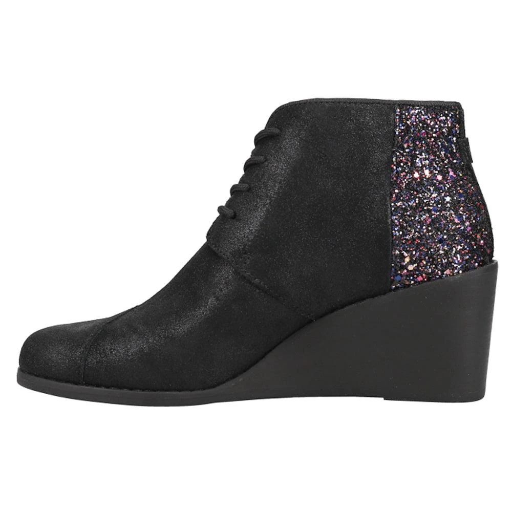 TOMS Hyde Glitter Round Toe Wedge Boots 3