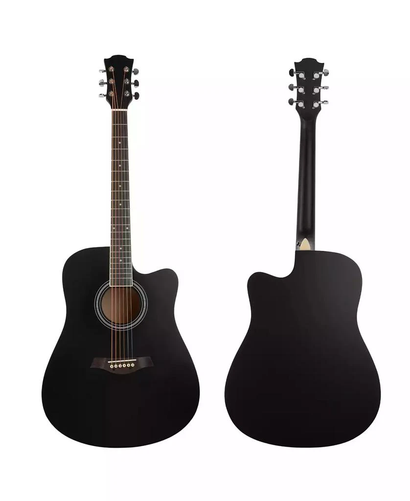 Trademark Global Hey Play 41" Acoustic Guitar Kit with Case 1