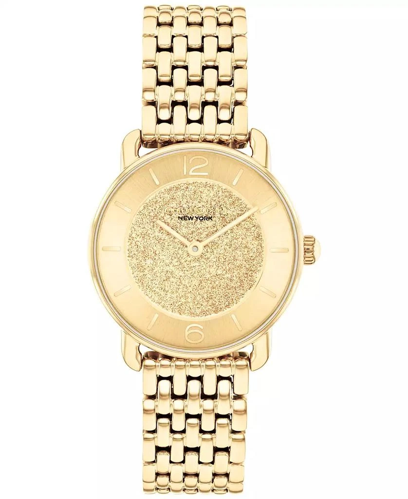 COACH Women's Gold Elliot Stainless Steel Watch 28mm 1