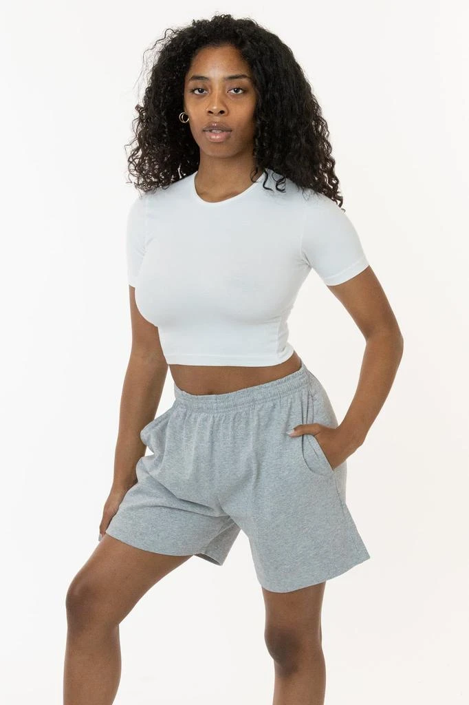 Los Angeles Apparel 1242GD Unisex - Heavy Jersey Garment Dye Gym Shorts 14