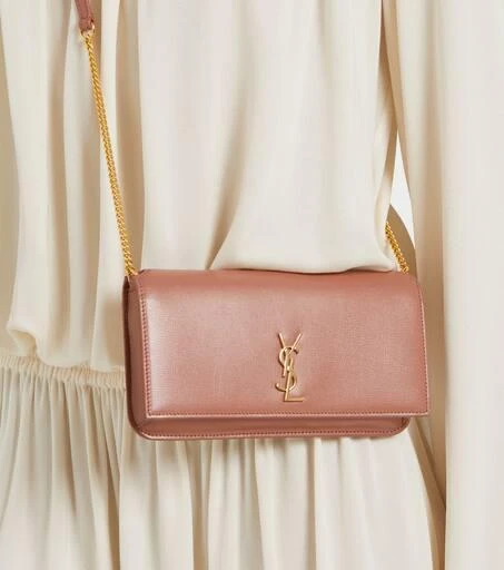 Yves Saint Laurent Cassandre leather phone pouch 2