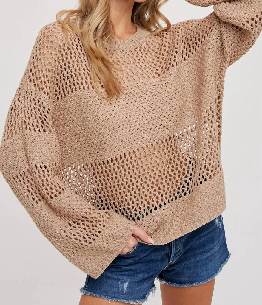 BluIvy Bluivy - OPEN-KNIT SWEATER PULLOVER 1