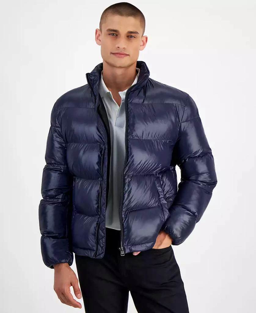 Hugo Boss Men's Beazly2435 Slim-Fit Quilted Full-Zip Puffer Jacket 1