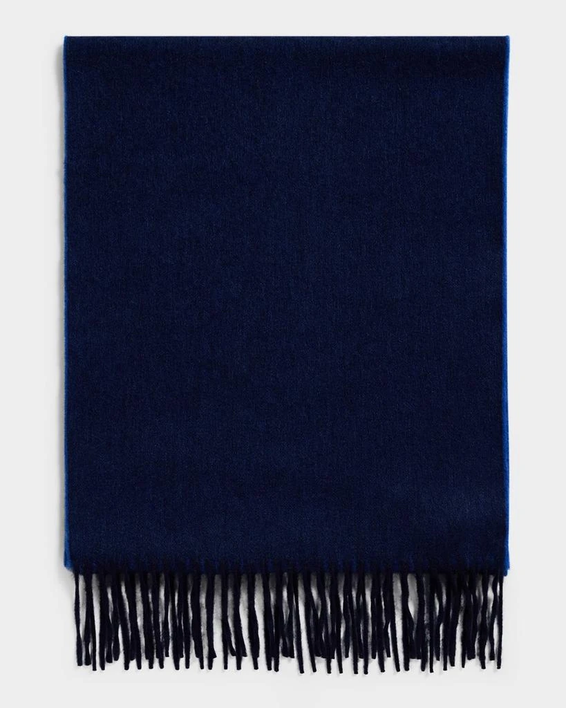 CO Men's Arran Reversible Cashmere Scarf 1