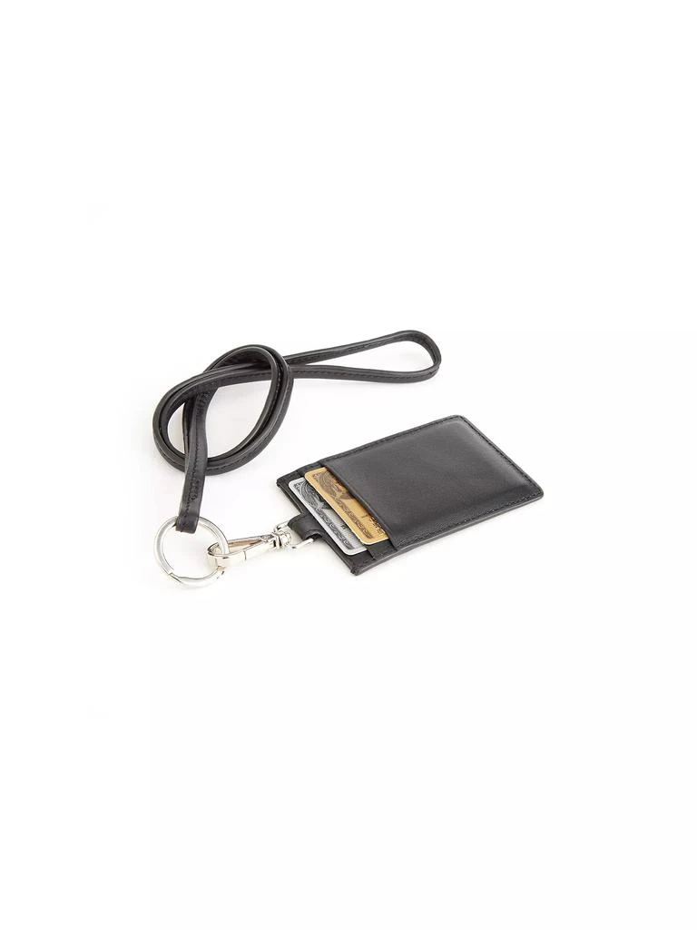 Royce New York Leather Lanyard ID Holder 3