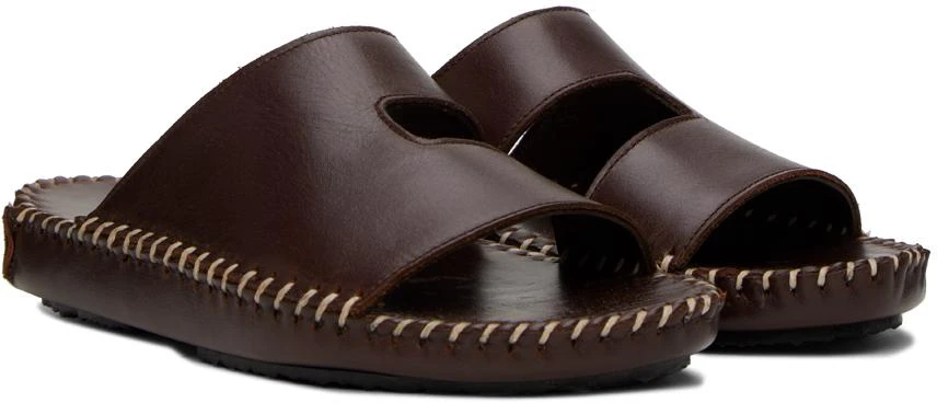 HEREU Brown Torniol Flat Sandals 4