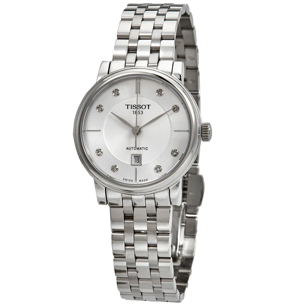 Tissot Tissot Carson Premium Automatic Diamond White Dial Ladies Watch T122.207.11.036.00