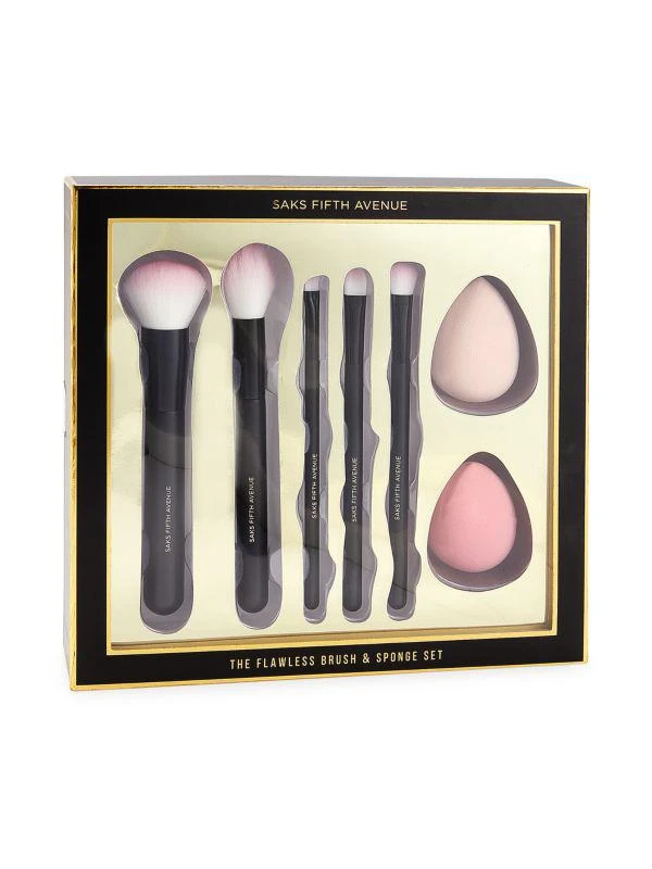 Saks Fifth Avenue The Flawless 7-Piece Brush & Sponge Set 3