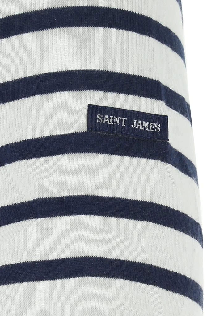 Saint James Embroidered cotton Minquiers Modern t-shirt 2