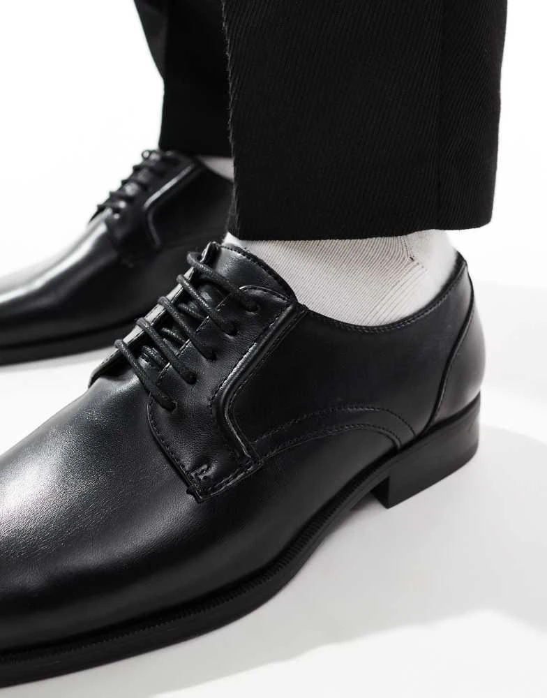 River Island River Island formal derby shoes in black 2