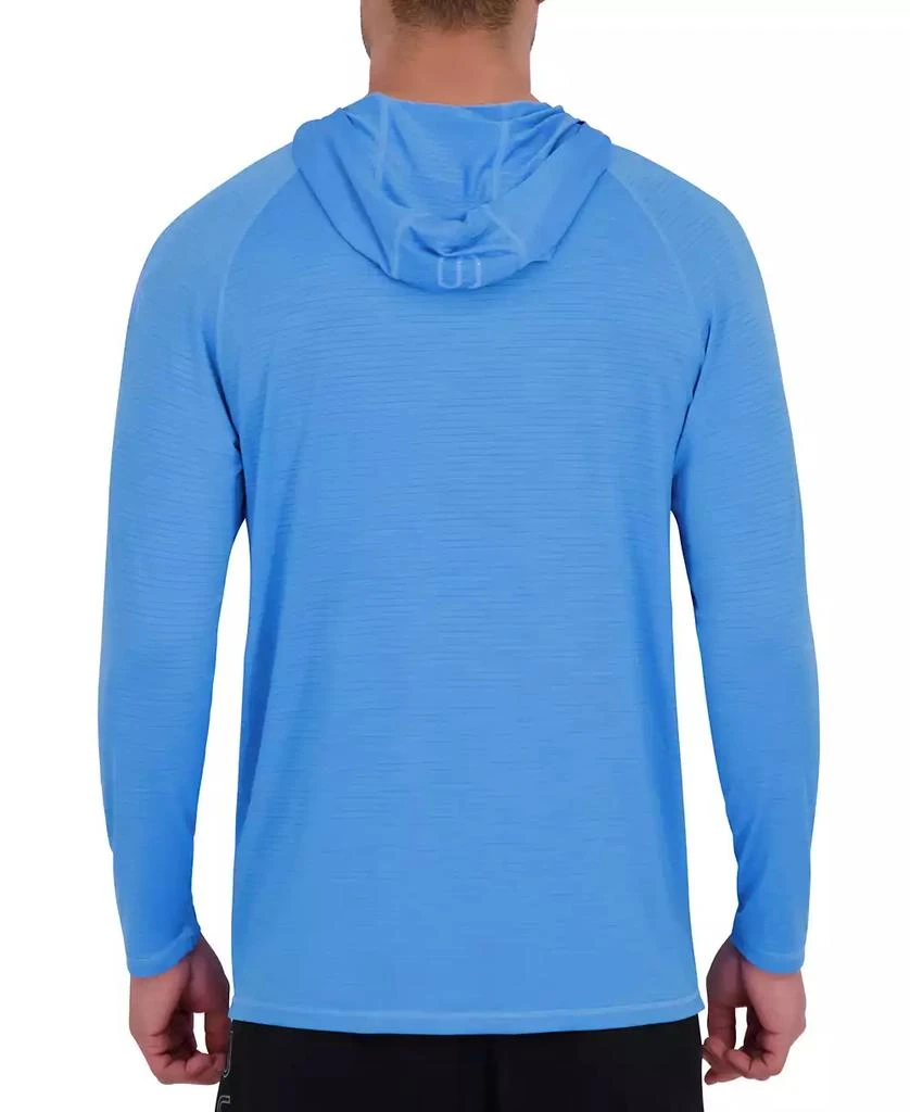 Spyder Men's Long Sleeve Shadow Stripe Rashguard Swim Hoodie 2