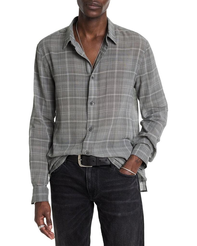 John Varvatos Straight Bottom Hem Shirt
