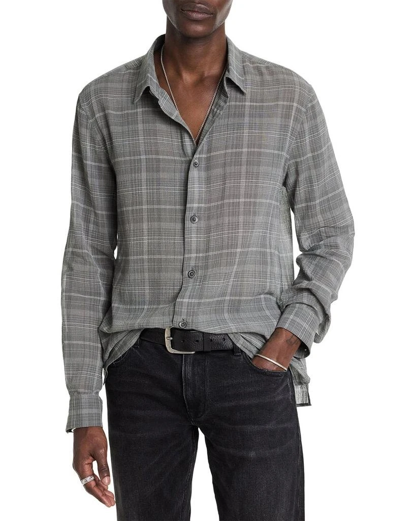 John Varvatos Straight Bottom Hem Shirt 1