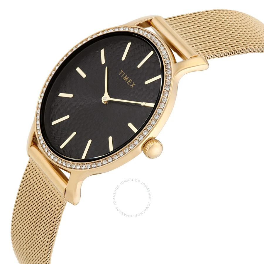 Timex Transcend Quartz Crystal Black Dial Ladies Watch TW2V52300 2