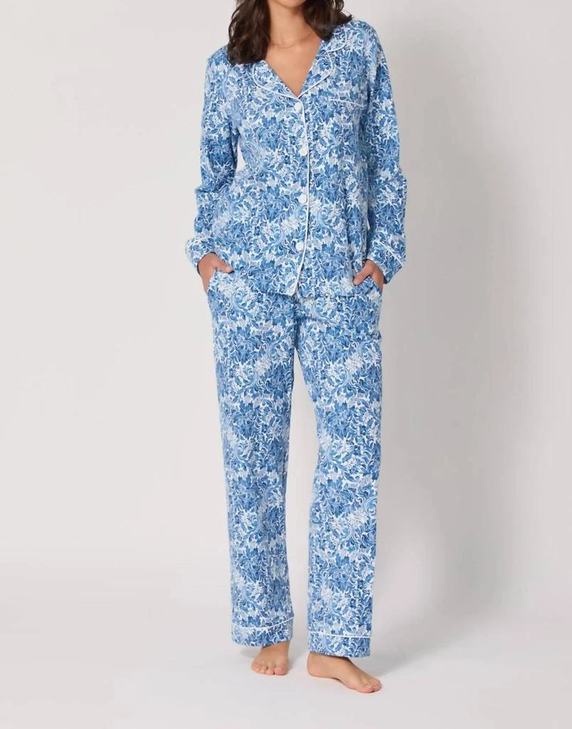 BedHead PJs Bedhead Pjs - Long Sleeve Classic Stretch Jersey Pajama Set - Plus