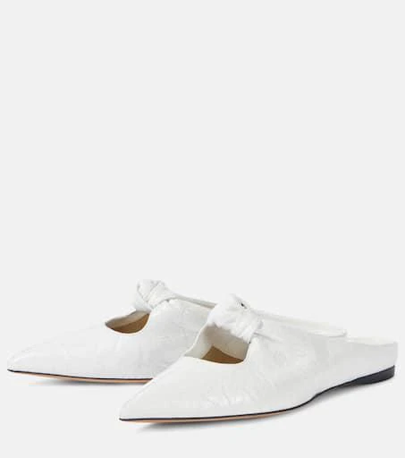 Khaite Rowan leather flats 5