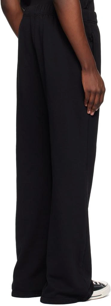 Les Tien Black Heavyweight Bell Bottom Sweatpants 3