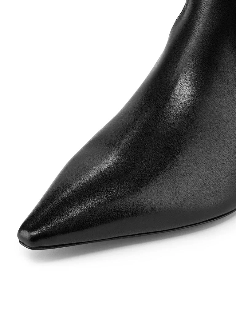 Stuart Weitzman Naomi 50MM Lacquered Leather Boots 5
