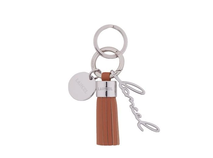 LANCEL Premier Flirt De Lancel - Porte-Cles Mini Pompons - Camel