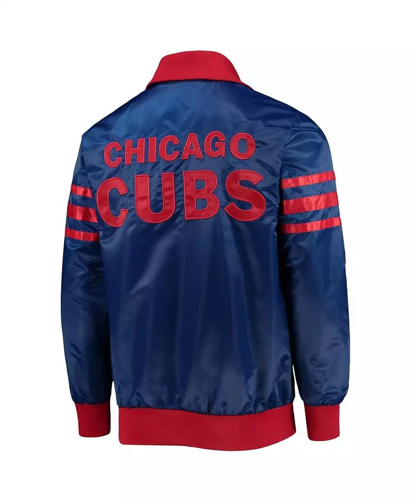 Starter Men's Royal Chicago Cubs The Captain II Full-Zip Varsity Jacket 7