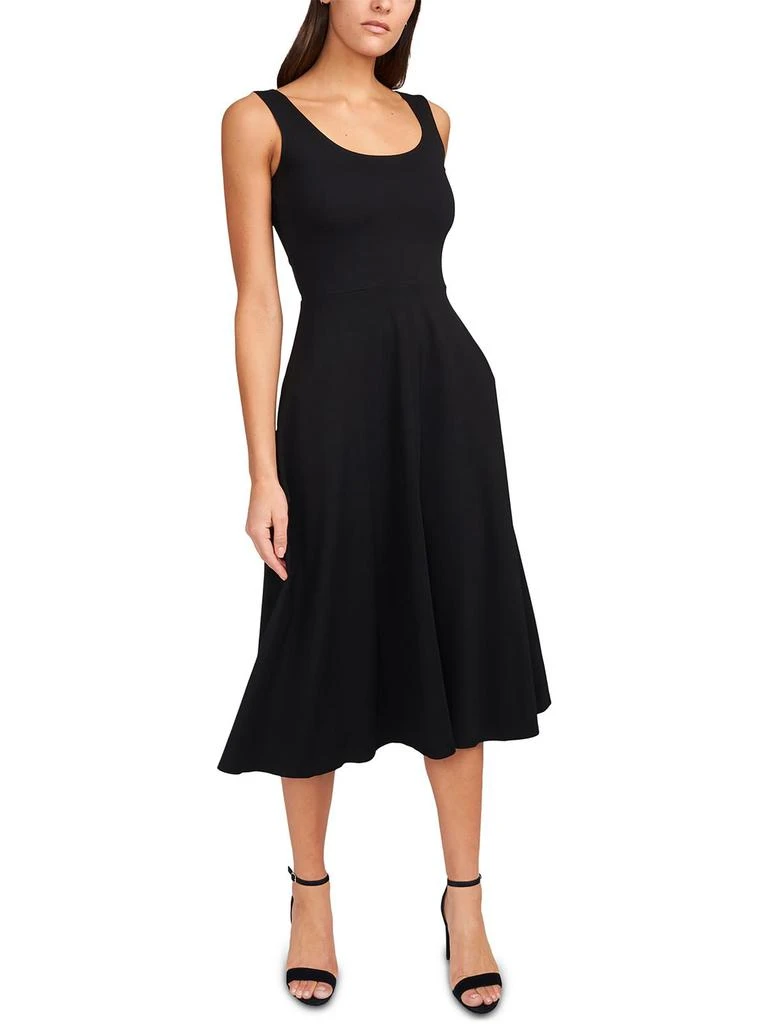 MSK Petites Womens Sleeveless Midi Fit & Flare Dress 5