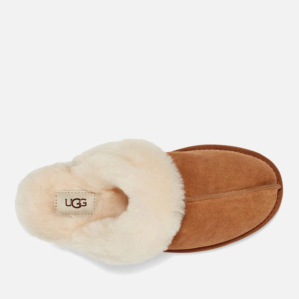 UGG UGG WOMEN'S SCUFFETTE II SHEEPSKIN SLIPPERS - CHESTNUT 3