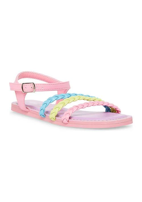 Steve Madden Madden Youth Girls Braided Vamp Sandals 1