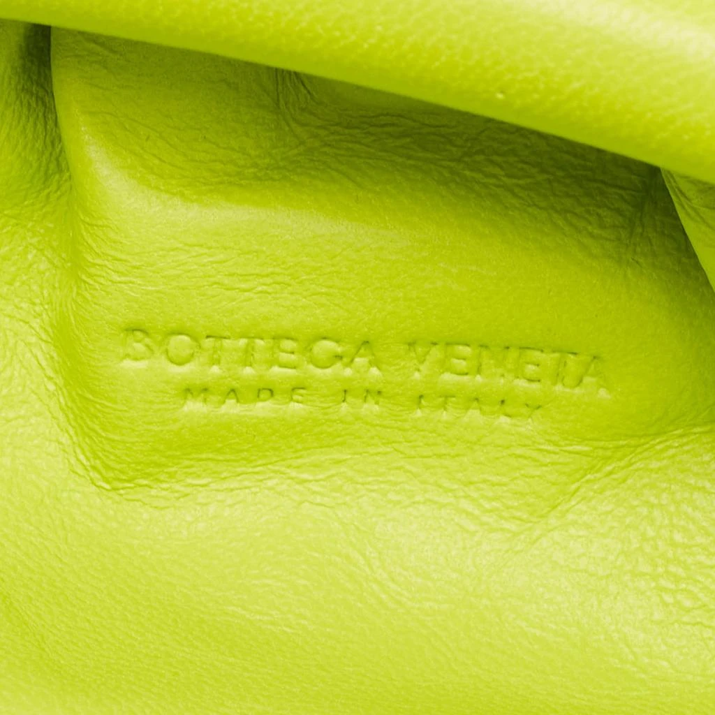 Bottega Veneta Bottega Veneta Neon Green Intrecciato Leather Mini Pouch Clutch 8