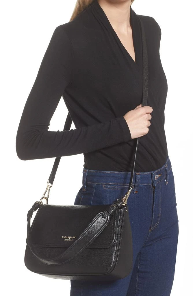 Kate Spade hudson pebble leather medium convertible shoulder bag 2