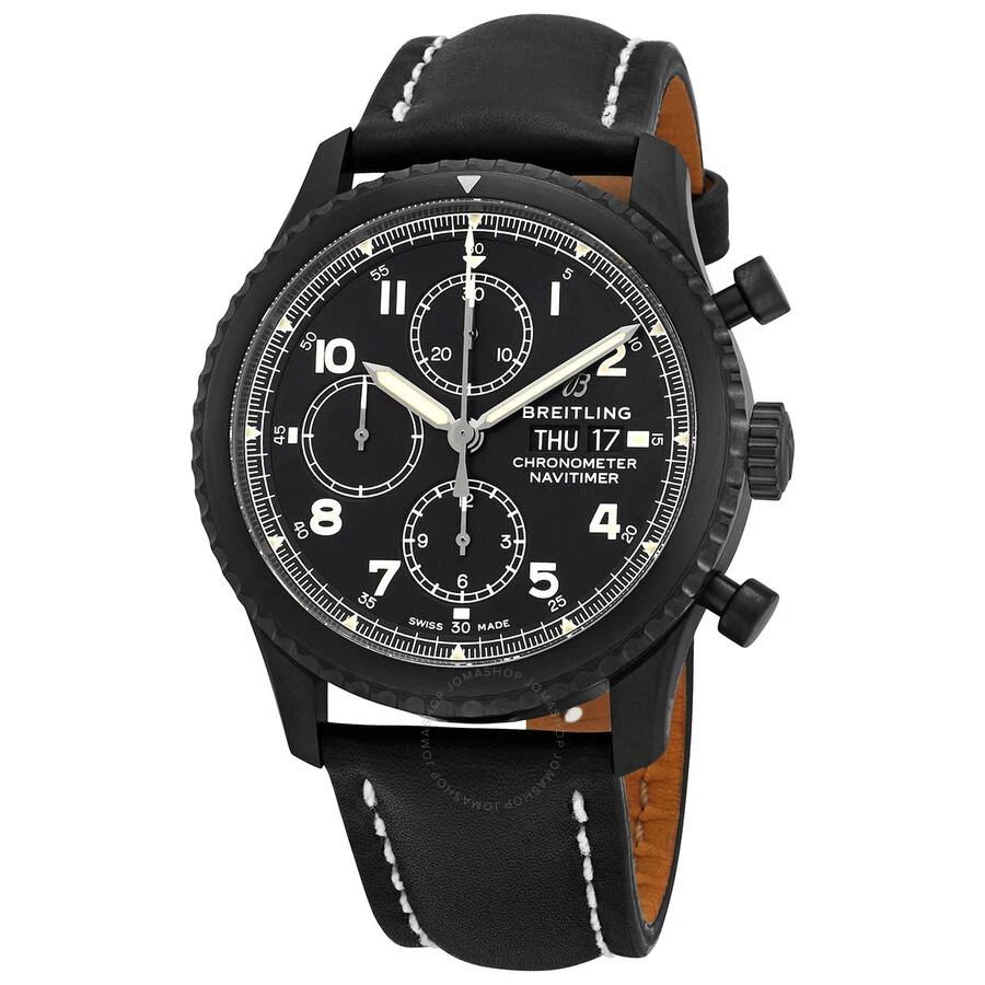 BREITLING Navitimer 8 Chronograph Automatic Chronometer Black Dial Men's Watch M13314101B1X1 1