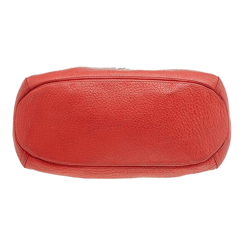 Carolina Herrera Carolina Herrera Orange Leather Chain Hobo 6